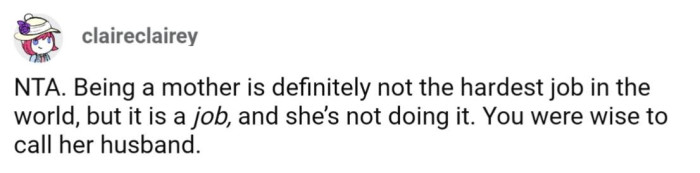 Maybe not the *hardest* job in the *world* but still a job