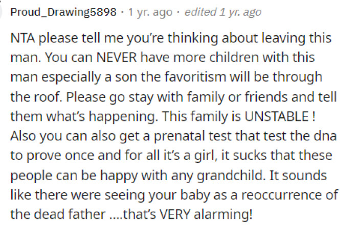 We do hope that OP is really considering where she is at right now and possibly leaving her husband. This whole situation is very alarming.