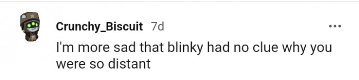 7. What this Redditor is sad about