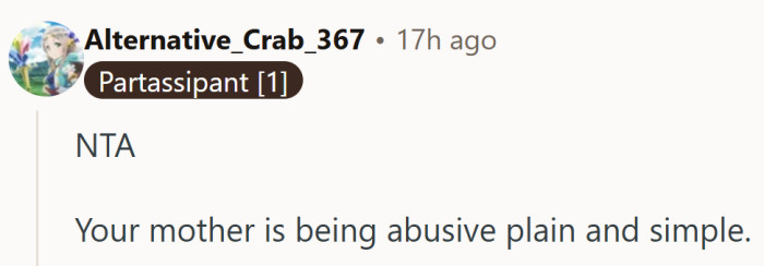 No long speeches here—just a blunt diagnosis that hit harder than any advice ever could.