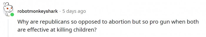 Good question: