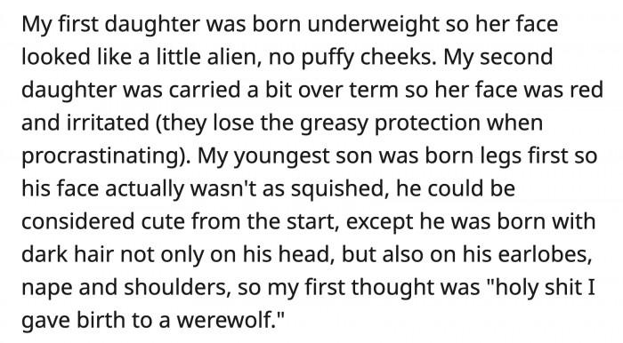 They can also resemble werewolves, apparently.