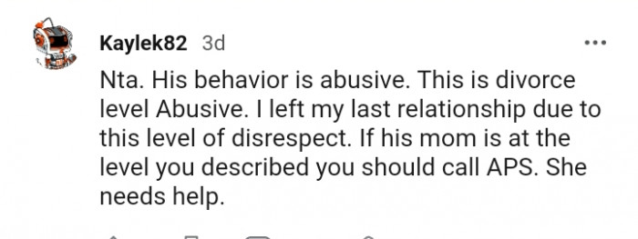 This Redditor left due to this level of disrespect.