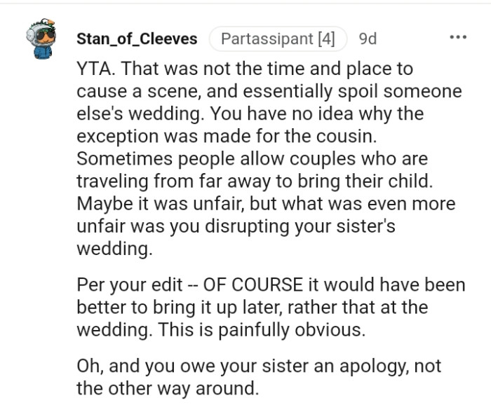 You have no idea why the exception was made