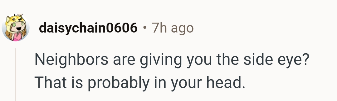 It's probably in the OP's head