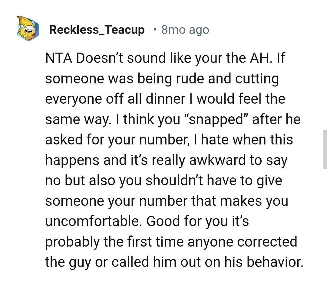 This Redditor would feel the same way