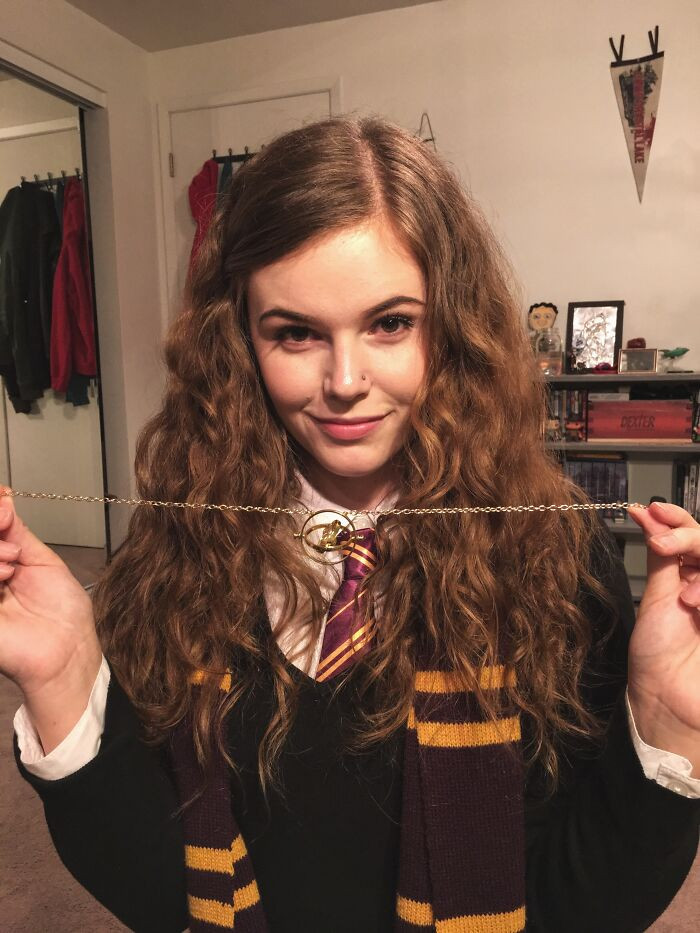 23. Last Minute Hermione Granger Costume, Since I Already Happen To Have The Hair And Props And All
