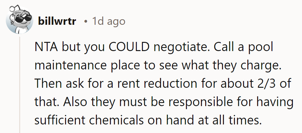 NTA, but why not negotiate? Get a quote and ask for a rent reduction accordingly.