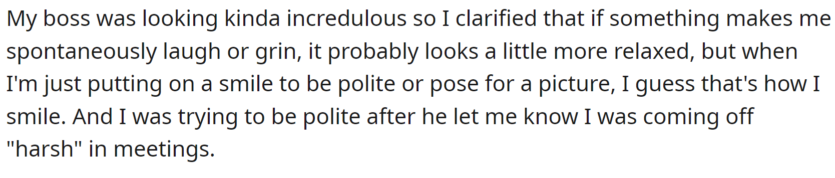 OP clarified that she has a 