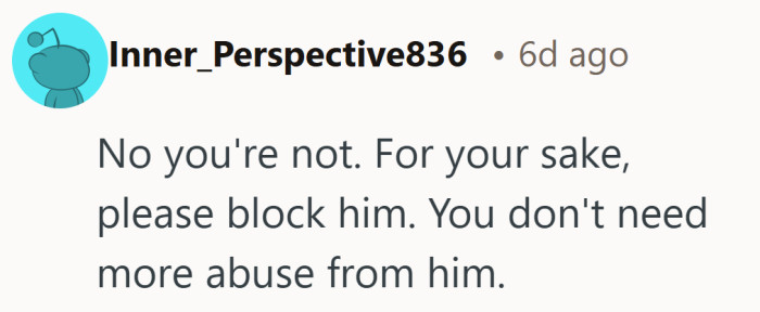 At a certain point, protecting your peace stops being negotiable.