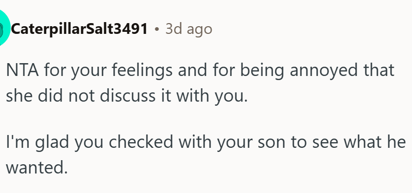 OP is right to be annoyed about the lack of communication...