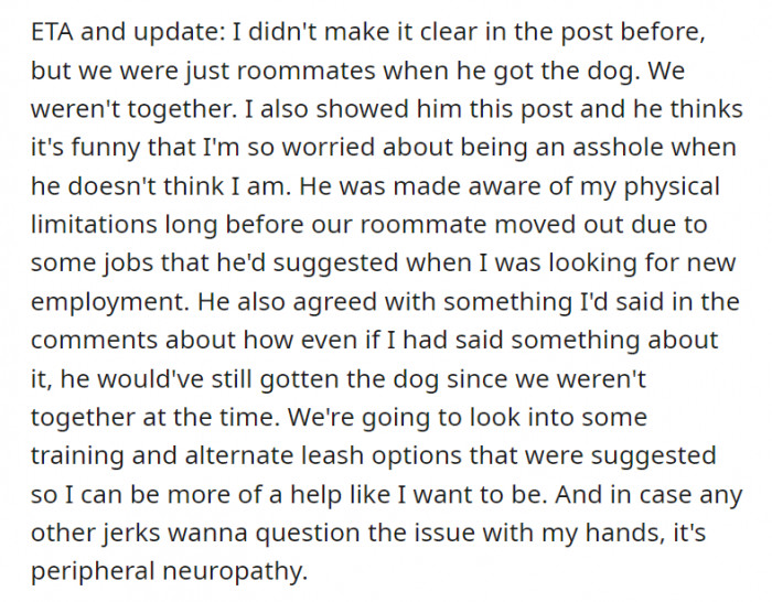 Good that we knew this before we got to post anything else!