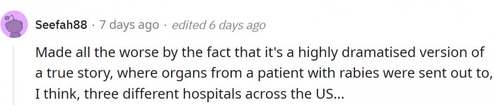 2. Sadly, this was based on a real event...