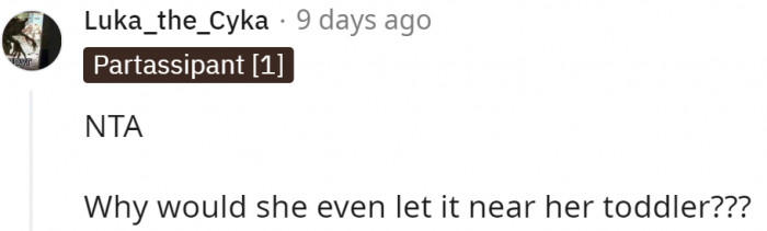 People were quite confused about why her toddler even had the phone in the first place.