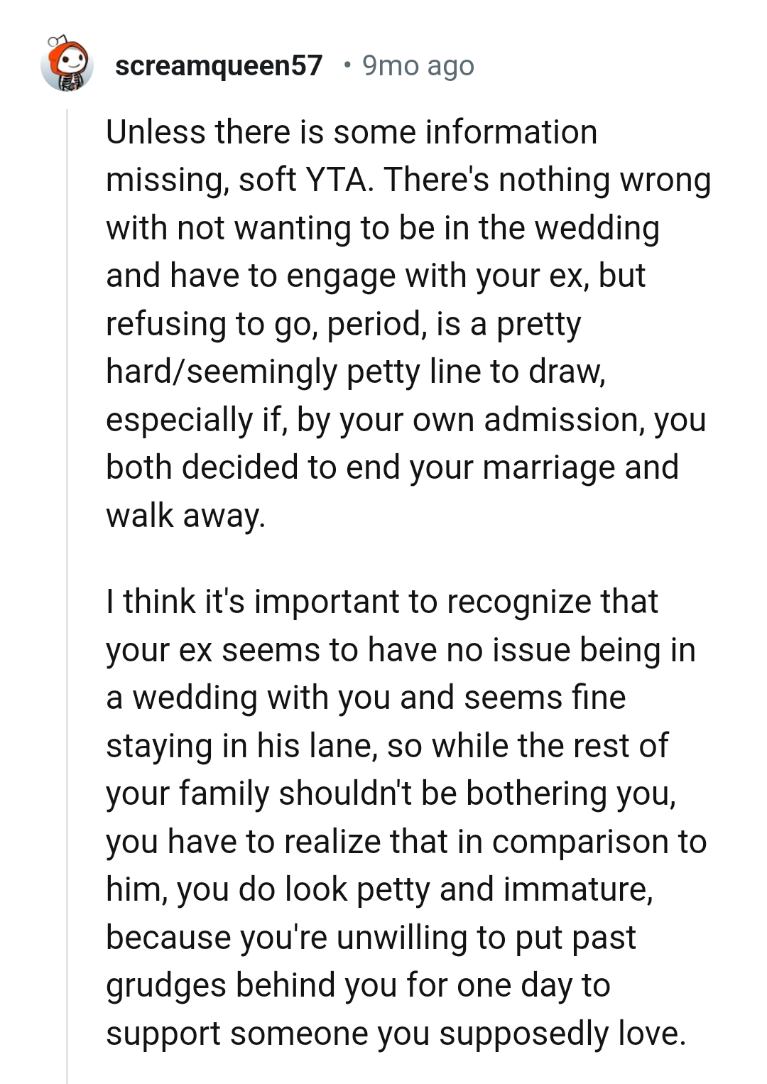 There's nothing wrong with it