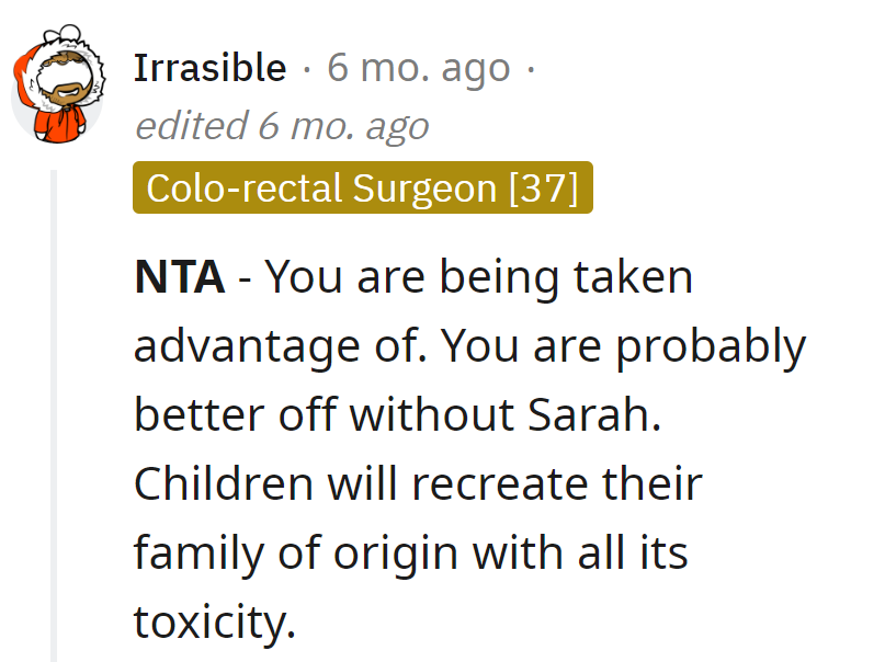 Choosing self-respect over doormat status.