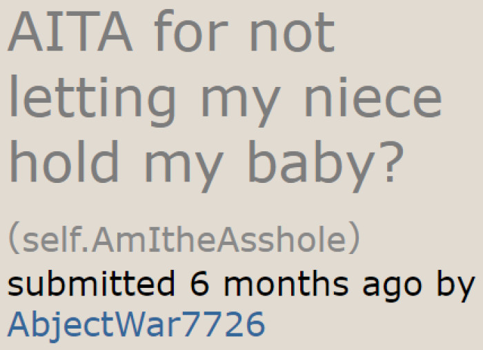 OP wonders if she was being too overprotective to the point of being an a-hole.