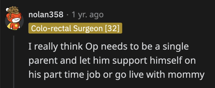 What does he even contribute to their marriage?