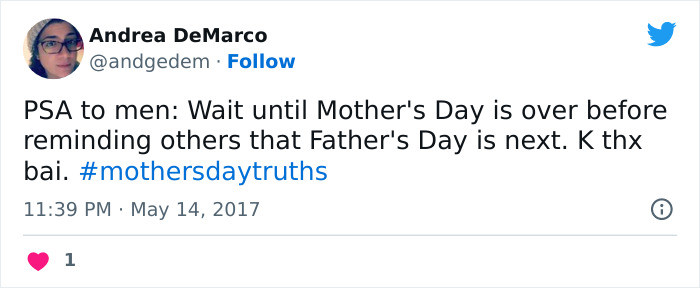 50. Oh s**t, right, Father's Day
