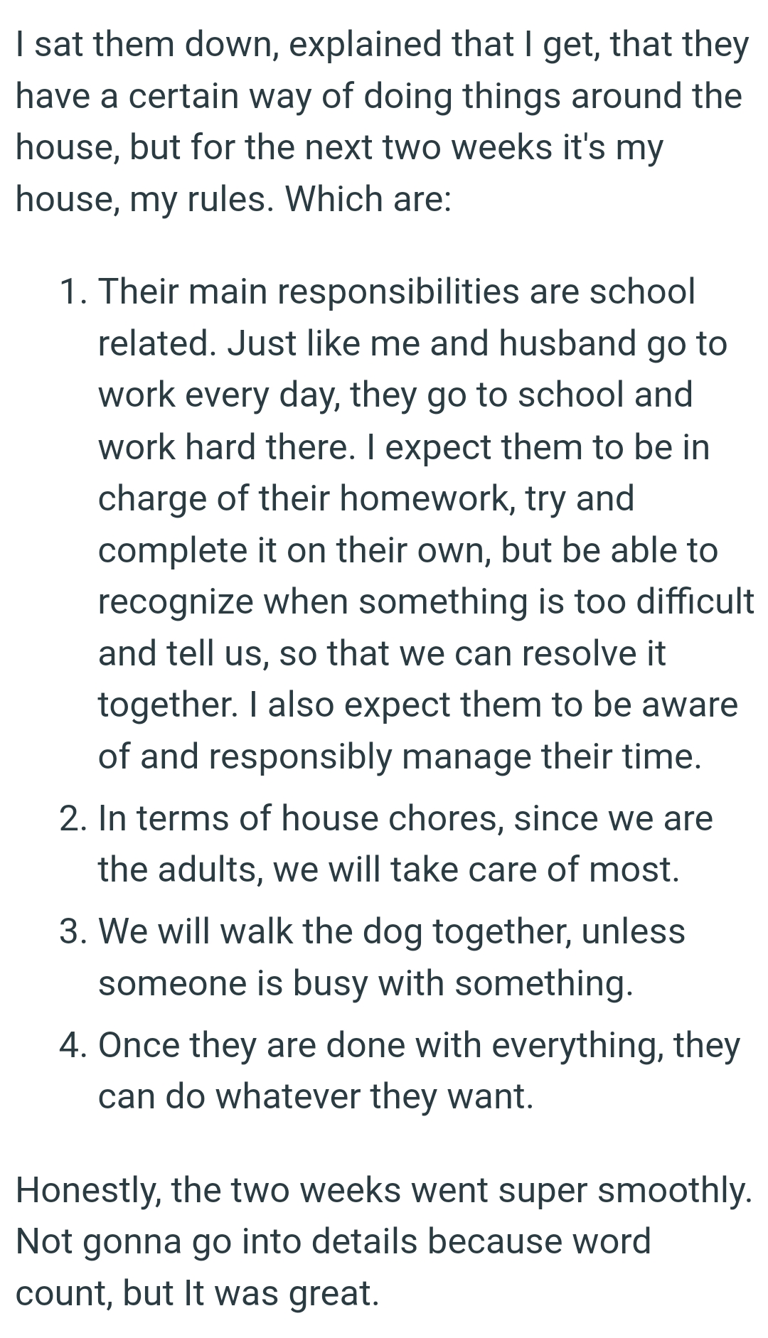 They Will Walk the Dog Together, Unless Someone Is Busy