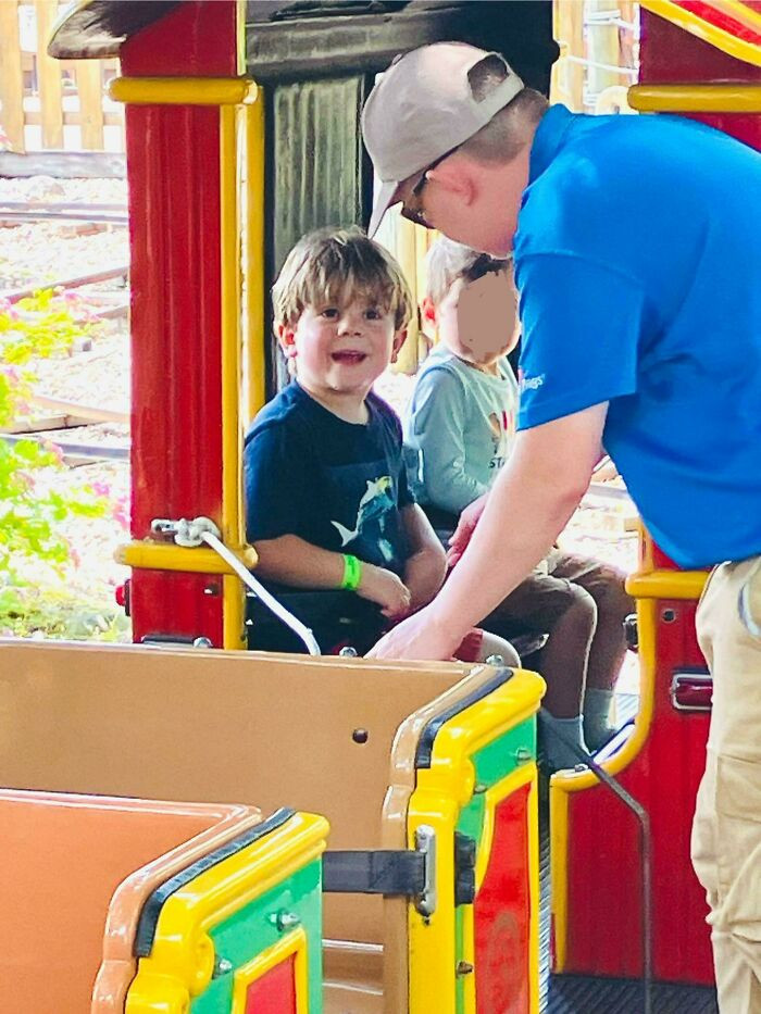 "It Was My Son's First Time At A Theme Park. He Was Pretty Stoked And Wouldn't Stop Talking To The Staff"