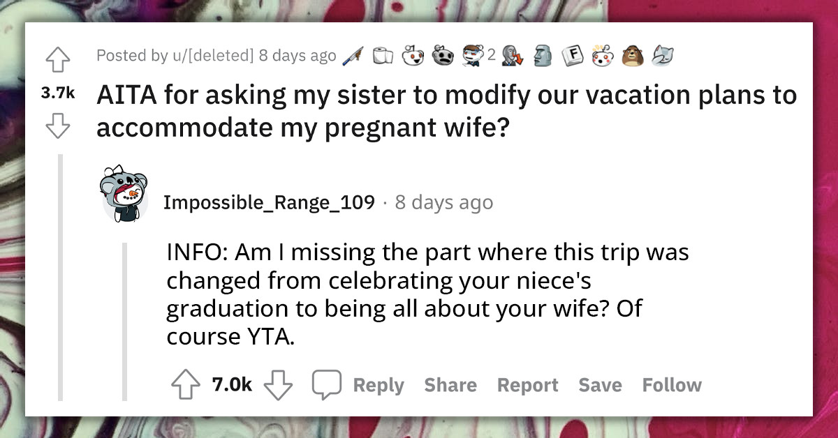 Generous Sister Pays For Brother & Pregnant Wife To Join Her Family's Trip To France Then Instantly Regrets It Because Of Their Unreasonable Demands