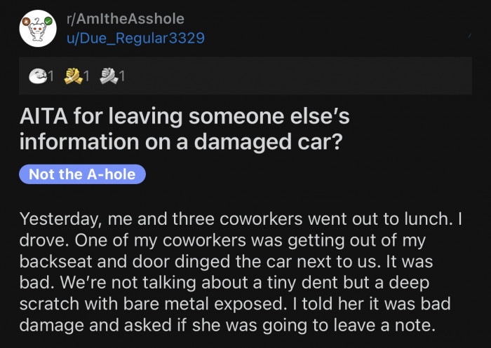 Here's the original post by Reddit user u/Due_Regular3329: