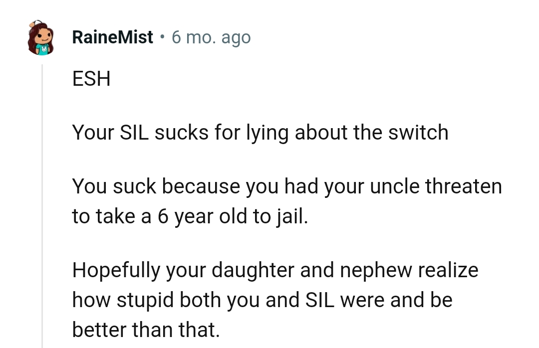 They'll Realize How Foolish the OP and SIL Were