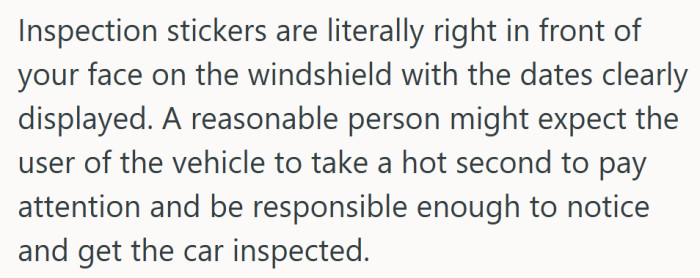 The sticker’s been staring him down this whole time — he just never looked back.