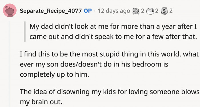 OP then replied and showed his unconditional love for his kids