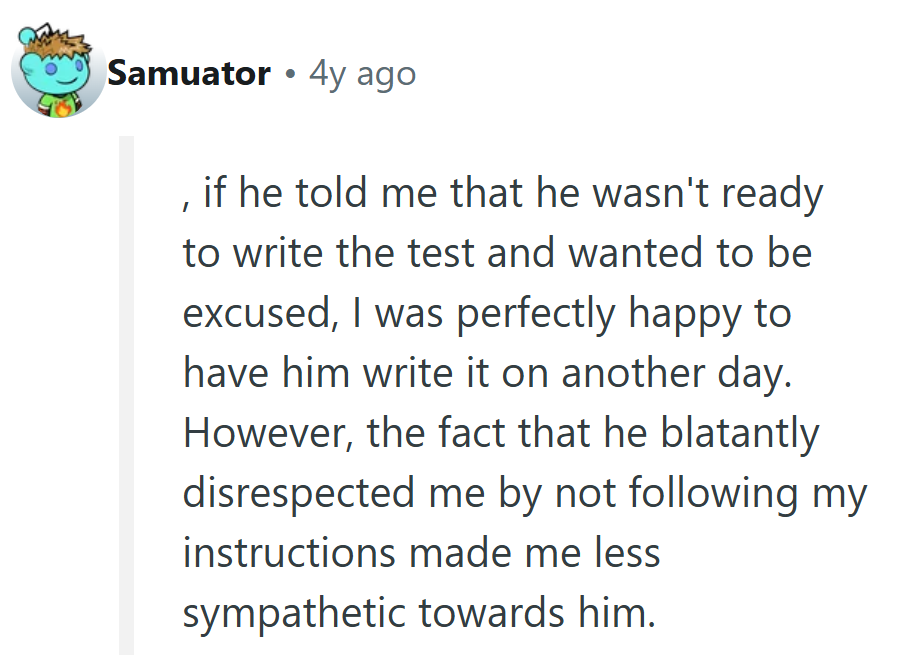 It’s easy to forget that frustration cuts both ways — one felt disrespected, the other unheard.