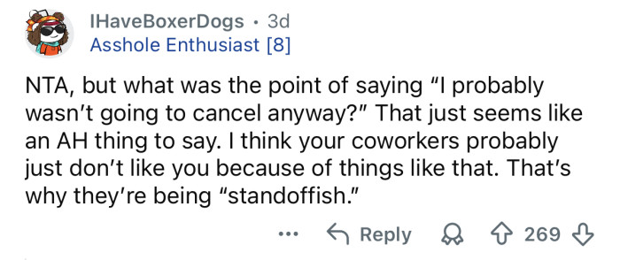 It was an AH thing to day.