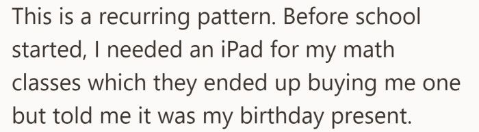 What should have been support came with conditions attached.