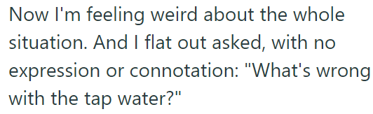 The OP asked her multiple times but got the same 