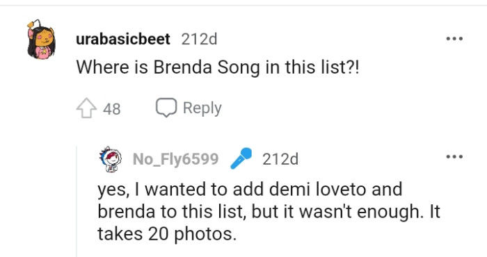 This Redditor is looking for a particular star in the list