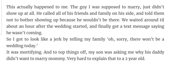 3. That’s one tough news to break