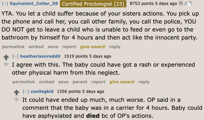 She could've done something, but she didn't.