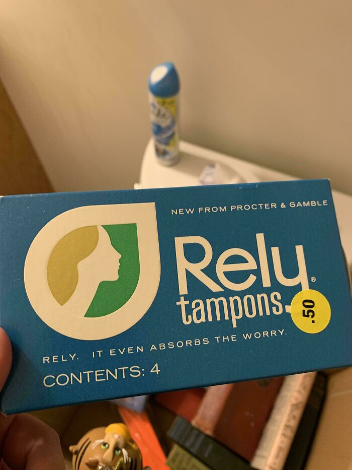 "Rely Tampons At An Estate Sale - A Bit Of A Scary Find"