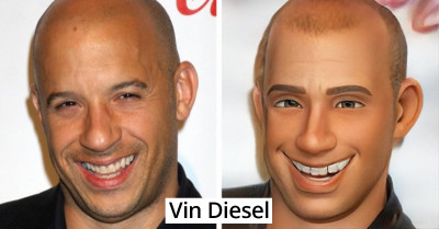 20 Famous Celebrities and How They Would Look If They Were Cartoon Characters