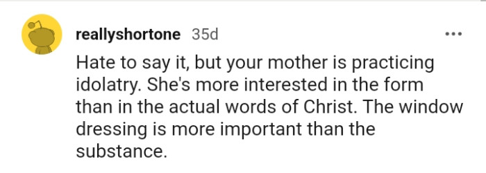 The window dressing is being more important