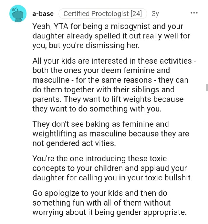 All the OP's kids are interested in these activities