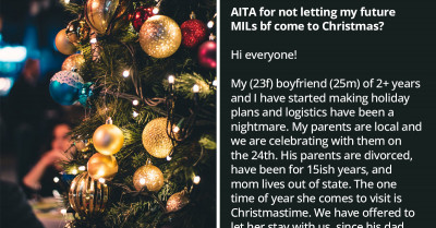 Redditor Refuses To Include Her MIL's BF In Family Holidays Because She "Would Not Have A Stranger In Her House for Christmas"
