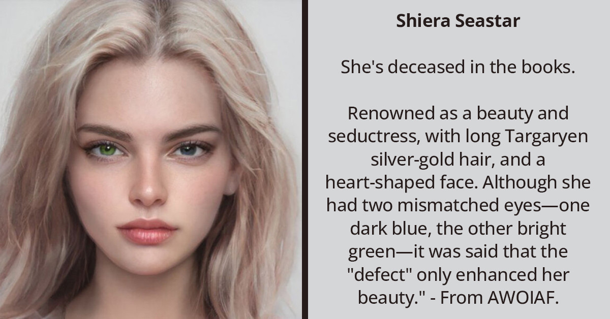 30 Pics That Show What Game Of Thrones Characters Would Look Like If They Were Accurate To The Books