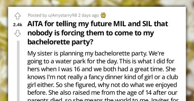 Bride-To-Be And MIL Clash Over 'Childish' Bachelorette Party