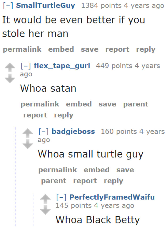 Some Redditors Want the OP to Get Even — by Stealing the Guy from Her.