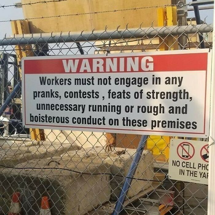 11. Rules for the Jobsite