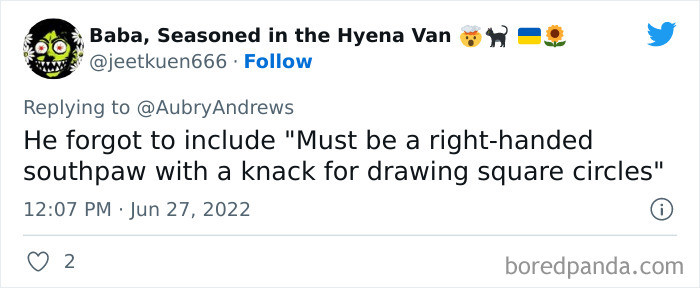 29. What he forgot to add...