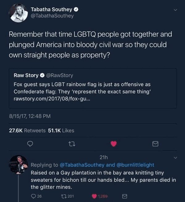 19. When a homophobic history lesson goes terribly wrong... for the homophobe.