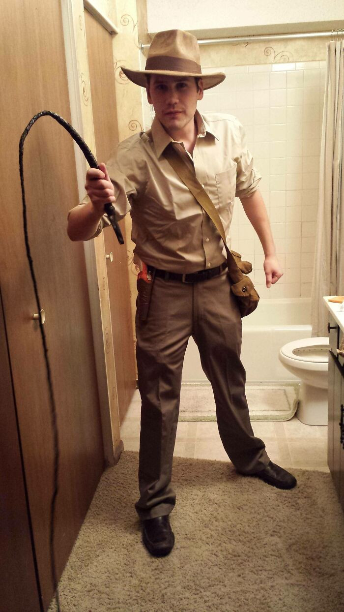 35. My Last Minute Costume Was A Success! Who Doesn't Love Indy?