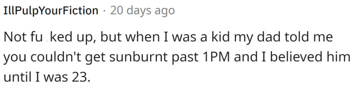 Yeah, the sun doesn't work like that